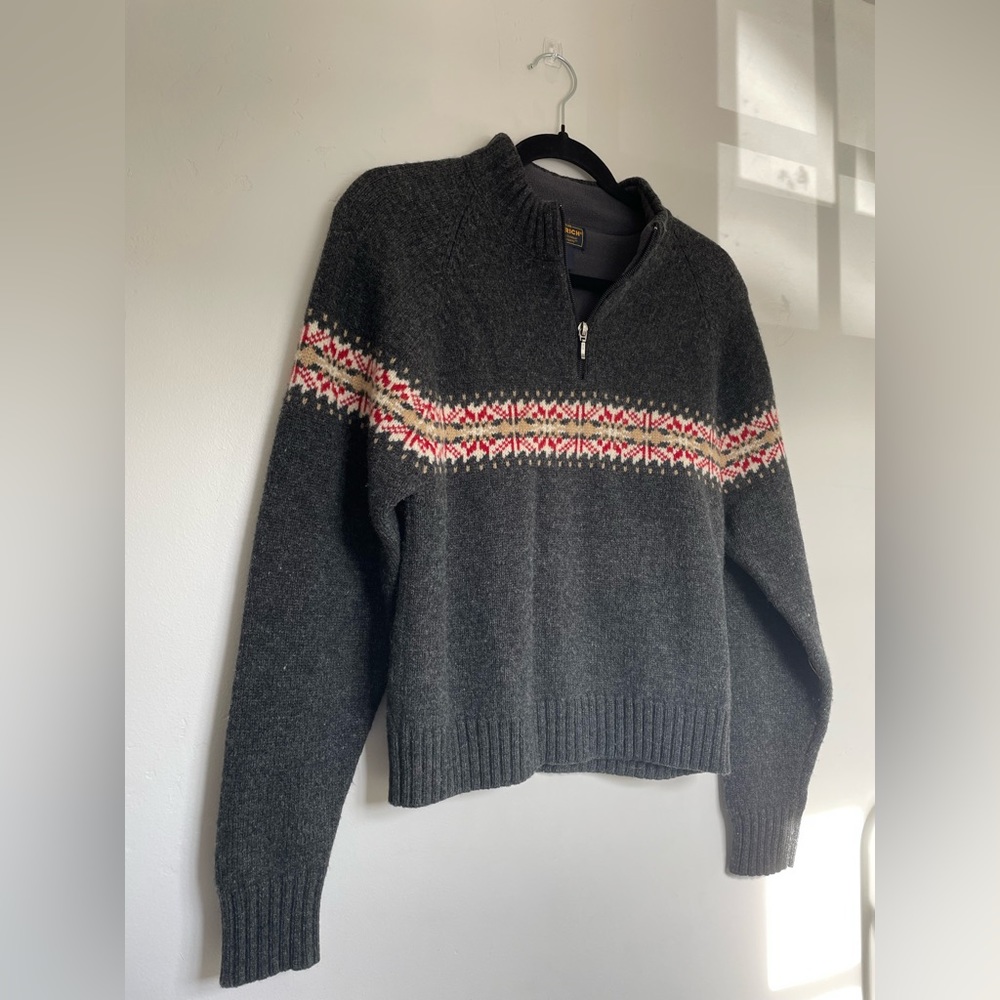 Women’s Vintage Woolrich Quarter Zip Sweater